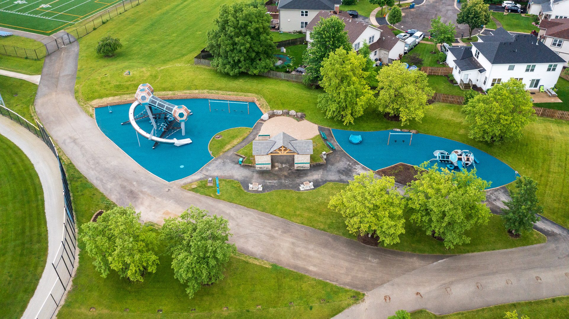 commercial aerial park and playground