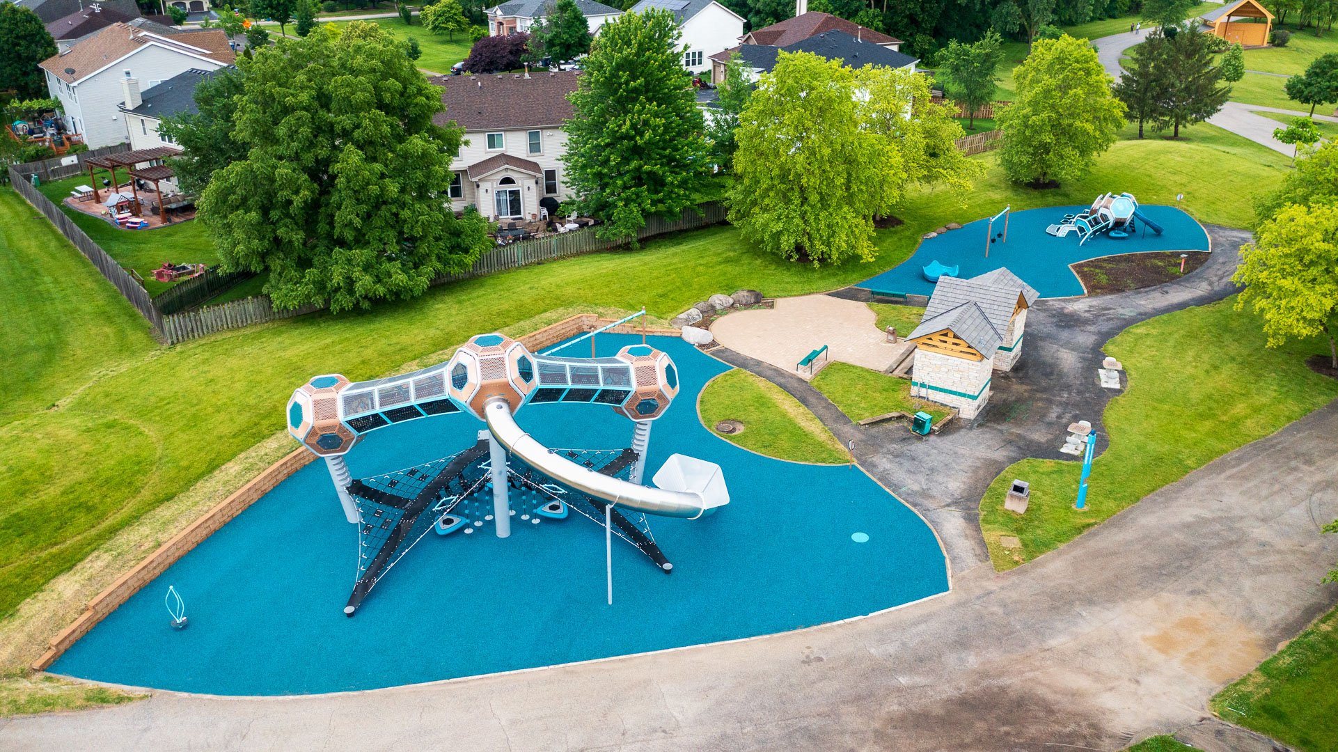 commercial playground aerial 2