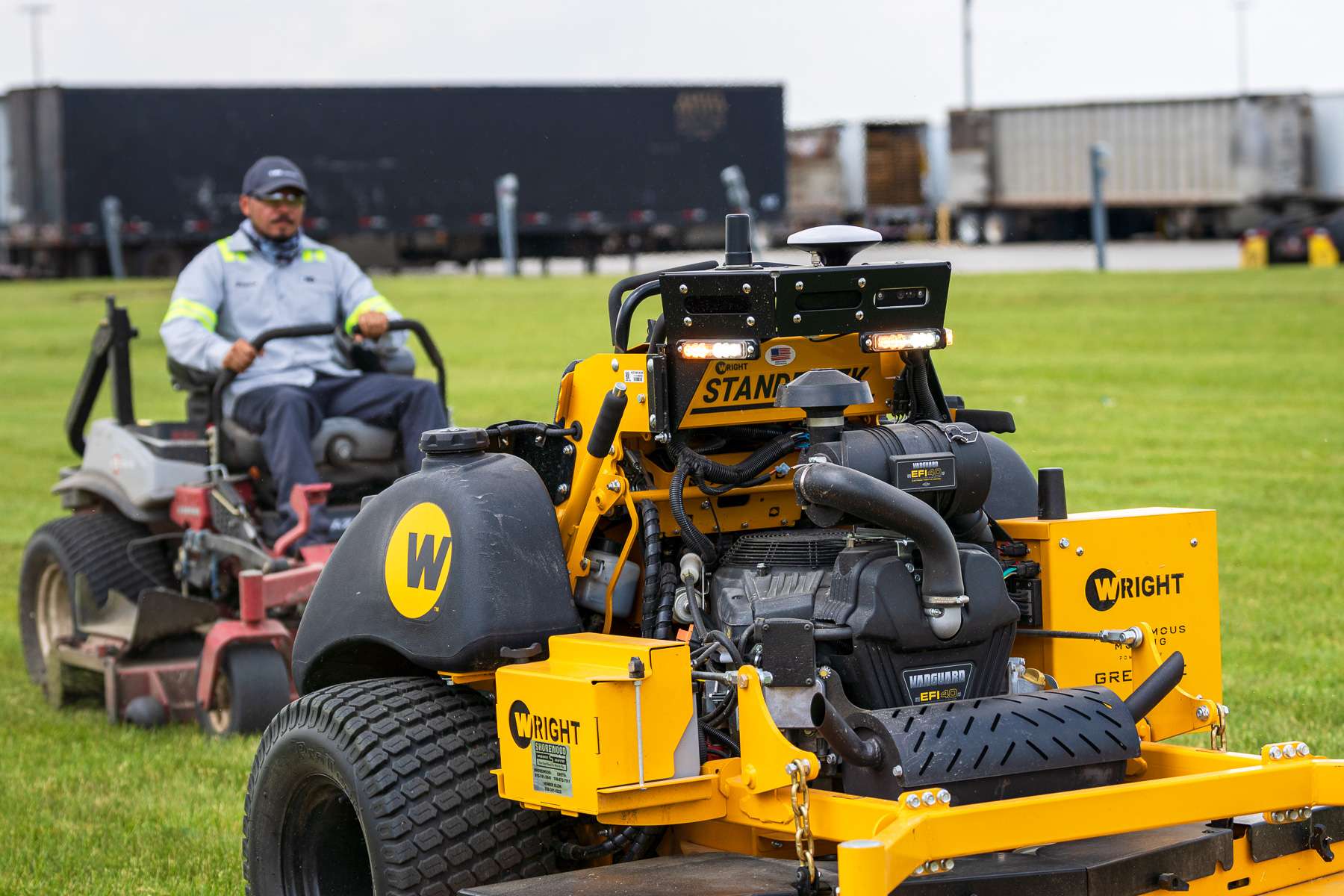 commercial maintenance technician robotic mower 6