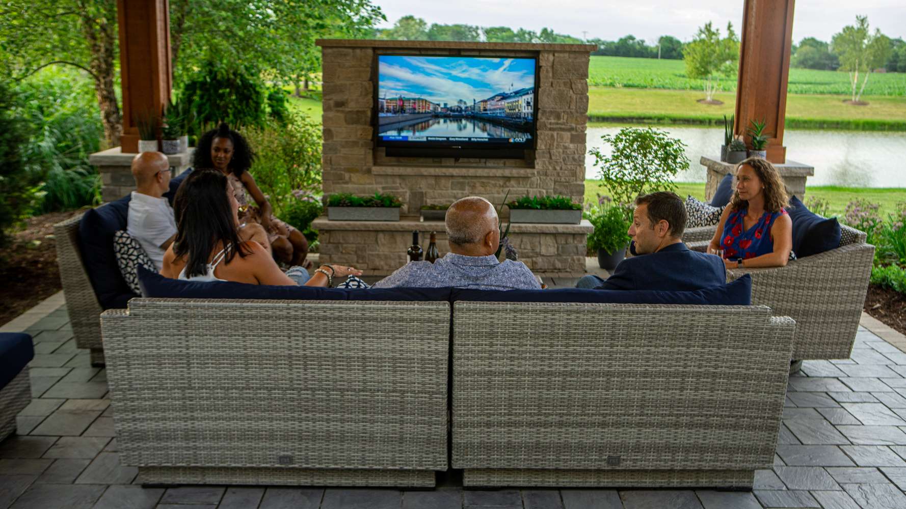 Comfortable patio seating for you and your guests