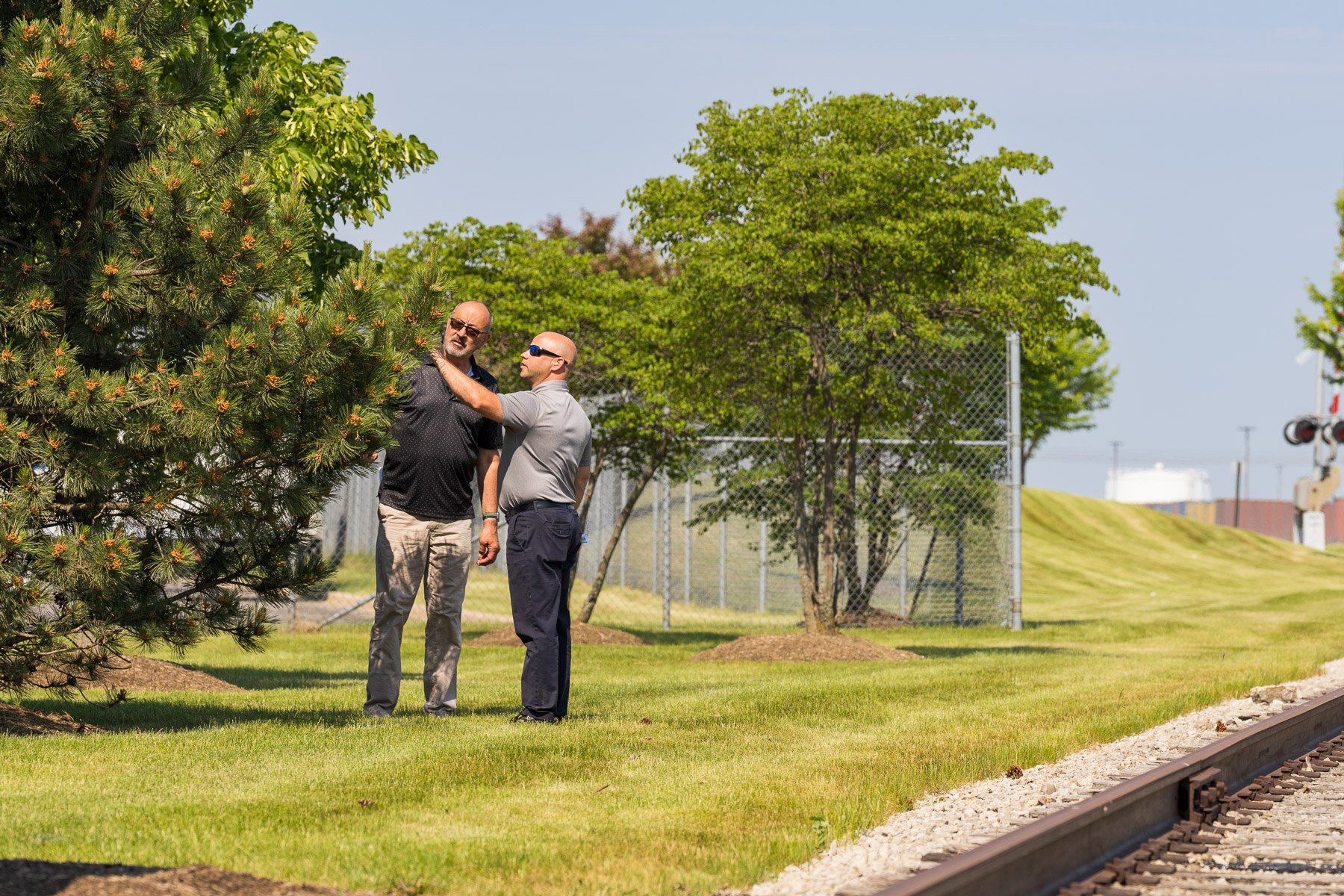 commercial landscape account manager and property manager inspection 8