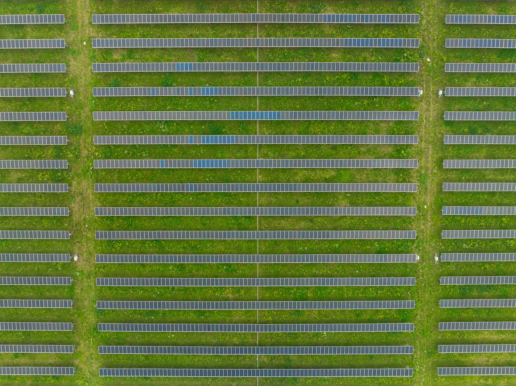 solar mowing lawn 2025 aerial 3